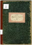 Livro de registo de baptismos de expostos da Sé do ano de 1863
