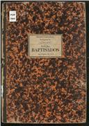 Livro de registo de baptismos do Faial do ano de 1876