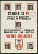 Panfleto com os candidatos do PS