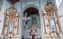 Altar da capela de Nossa Senhora da Conceição, sítio das Amoreiras, Freguesia do Arco da Calheta, Concelho do Funchal