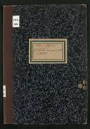 Livro de registo de óbitos da Serra de Água do ano de 1888
