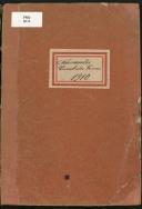 Livro de registos de baptismos do Curral das Freiras do ano de 1910