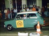 Automóvel Morris Super 850 (1965) do piloto Miguel Frango, na prova de perícia do 6.º Raid Diário de Notícias, na avenida Arriaga, Freguesia da Sé, Concelho do Funchal