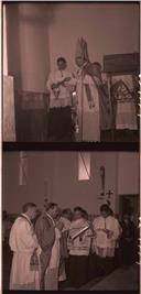 Aspersão interna e dedicação da igreja do Piquinho, pelo bispo do Funchal, D. João António da Silva Saraiva, Freguesia e Concelho de Machico
