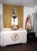 Altar da igreja de Santa Cecília (ex-convento de São Bernardino), rua Condes Torre Bela, Freguesia e Concelho de Câmara de Lobos