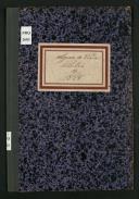 Livro de registo de óbitos de Água de Pena do ano de 1887
