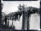 Portão de entrada e muro limítrofe da Quinta Glicínia, na rua de Santa Luzia, 117, Freguesia de Santa Luzia, Concelho do Funchal