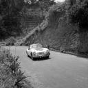 Automóvel de competição MG A, do piloto Daniel Assis Batista, durante a VII Volta à Ilha da Madeira, em local não identificado, na Ilha da Madeira