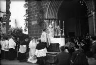 Celebração da missa dos doentes, no adro da Sé, Freguesia da Sé, Concelho do Funchal