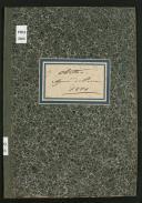 Livro de registo de óbitos de Água de Pena do ano de 1870