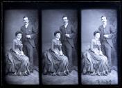 Retratos de I. H. Boughton Leigl acompanhado de uma mulher (corpo inteiro)