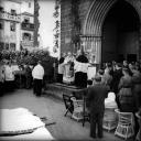 Bispo do Funchal, D. António Manuel Pereira Ribeiro, na celebração da missa dos doentes no adro da Sé, durante a visita da imagem de Nossa Senhora de Fátima, Freguesia da Sé, Concelho do Funchal