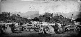 Vista da cidade do Funchal e do forte de São João Baptista, Freguesia de São Pedro, a partir do hospício Princesa D. Maria Amélia