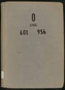 Registo de óbitos do Funchal do ano de 1966 (n.º 601 a 956)
