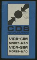 Panfleto publicitário CDS