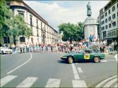Automóvel Lotus Lan S4 (1969) do piloto Ivo Faria Paulino, na prova de perícia e regularidade do 3.º Raid Diário de Notícias, na avenida Arriaga, Freguesia da Sé, Concelho do Funchal