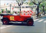 Automóvel Austin Six (1928) do piloto José L. Afonso, na prova de perícia/regularidade do 4.º Raid Diário de Notícias, na avenida Arriaga, Freguesia da Sé, Concelho do Funchal
