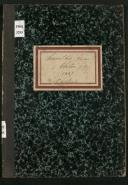 Livro de registo de óbitos do Curral das Freiras do ano de 1887