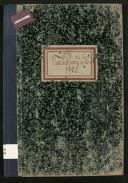 Livro de registo de casamentos da Fajã da Ovelha do ano de 1902