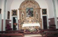Altar da capela de Santa Cecília, na Fundação Cecília Zino, Caminho Velho da Ajuda, Freguesia de São Martinho, Concelho do Funchal