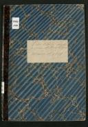 Livro de registo de óbitos da Serra de Água do ano de 1871
