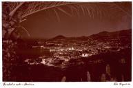 Baía e cidade do Funchal, à noite