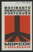 Panfleto de propaganda do MDP/CDE