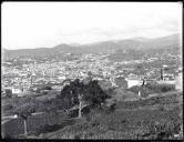 Panorâmica este/oeste da cidade do Funchal a partir da zona a norte do cemitério judaico, Freguesia de São Gonçalo, Concelho do Funchal