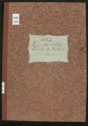 Livro de registo de óbitos do Estreito da Calheta do ano de 1863