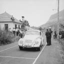 Automóvel de competição Volkswagen, do piloto Arlindo Mendes, na VII Volta à Ilha da Madeira, [Freguesia do Arco de São Jorge, Concelho de Santana]