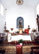 Capela-mor e altar da igreja de São José, sítio da Igreja, Freguesia do Arco de São Jorge, Concelho de Santana