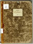 Livro duplicado de registo de baptismos de expostos da Sé do ano de 1861