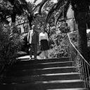 Lord e Lady Butler, no jardim do Reid's Palace Hotel (atual Belmond Reid's Palace), Freguesia de São Martinho, Concelho do Funchal