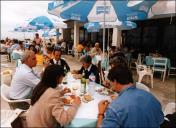 Convívio entre participantes e organização do 6.º Raid Diário de Notícias, num almoço no restaurante Estalagem do Mar, Freguesia e Concelho de São Vicente