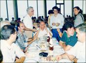 Convívio entre participantes e organização do 3.º Raid Diário de Notícias, num almoço no restaurante Quebra Mar, Freguesia e Concelho de São Vicente