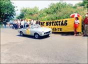 Automóvel Fiat 124 Spider (1973) do piloto Alfredo Braz, na prova de gincana/perícia do 4.º Raid Diário de Notícias, no complexo turístico da Matur, Freguesia de Água de Pena, Concelho de Machico