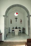 Altar da capela de Nossa Senhora da Aparecida, Lombada dos Marinheiros, Freguesia da Fajã da Ovelha, Concelho da Calheta