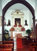 Altar da capela de Nossa Senhora da Piedade, sítio da Cruz da Caldeira, Freguesia e Concelho de Câmara de Lobos