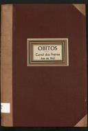 Livro de registo de óbitos do Curral das Freiras do ano de 1907