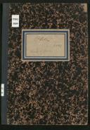 Livro de registo de óbitos da Serra de Água do ano de 1891