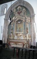 Altar do Senhor dos Milagres, na nave da Sé, Freguesia da Sé, Concelho do Funchal