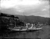 Iate imperial austríaco "Greif", no porto do Funchal