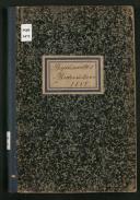 Livro de registo de baptismos da Boaventura do ano de 1889