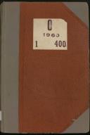 Registo de óbitos do Funchal do ano de 1960 (n.º 1 a 400)