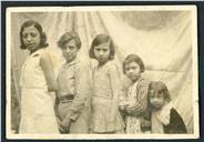Retrato dos filhos de Carlos Maria dos Santos em crianças