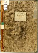 Livro de registo de baptismos da Sé do ano de 1861