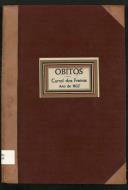 Livro de registo de óbitos do Curral das Freiras do ano de 1895