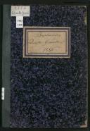 Livro de registo de baptismos da Quinta Grande do ano de 1886
