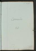 Livro de registo de casamentos da Serra de Água do ano de 1907