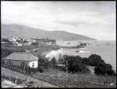 Panorâmica oeste/este da baía e cidade do Funchal a partir do sítio do Salto do Cavalo, Freguesia de São Martinho, Concelho do Funchal